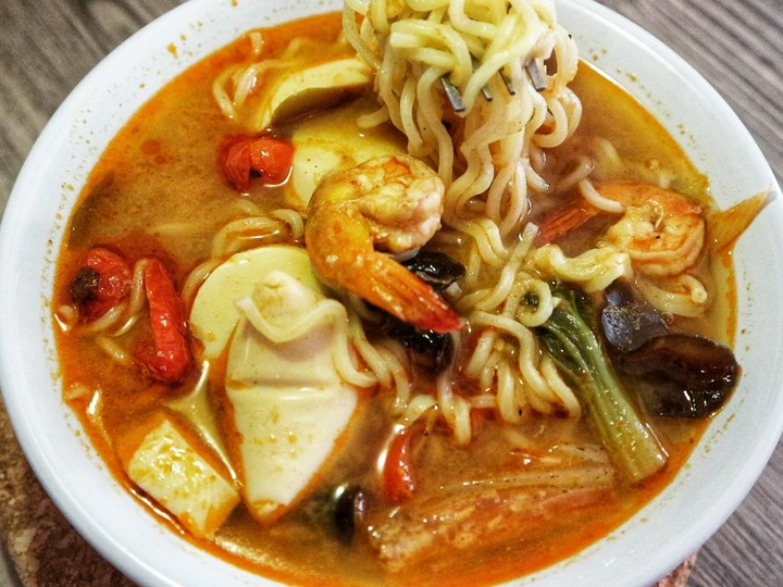Langkah Mudah untuk Membuat Resep Mie kuah tomyum yang Menggugah Selera Anti Ribet, Mantap