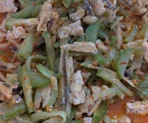 Resep Unik Sambal godok tempe teri labu siam Enak Sederhana