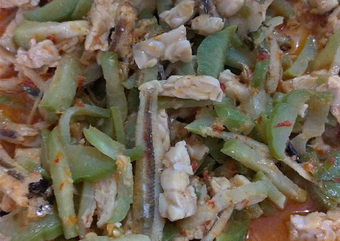 Ternyata ini lho! Resep bikin Sambal godok tempe teri labu siam dijamin nagih banget