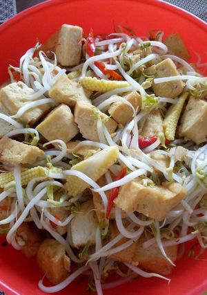 Foto resep Tumis tahu..tauge..jagung muda