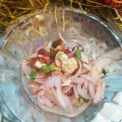 Kashmiri onion chutney A picture of Kashmiri onion chutney.