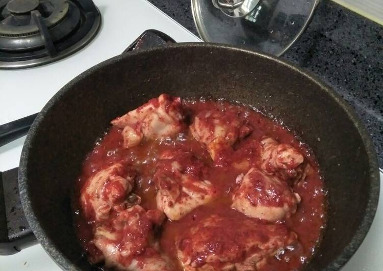 Resep Chicken red wine yang Sempurna