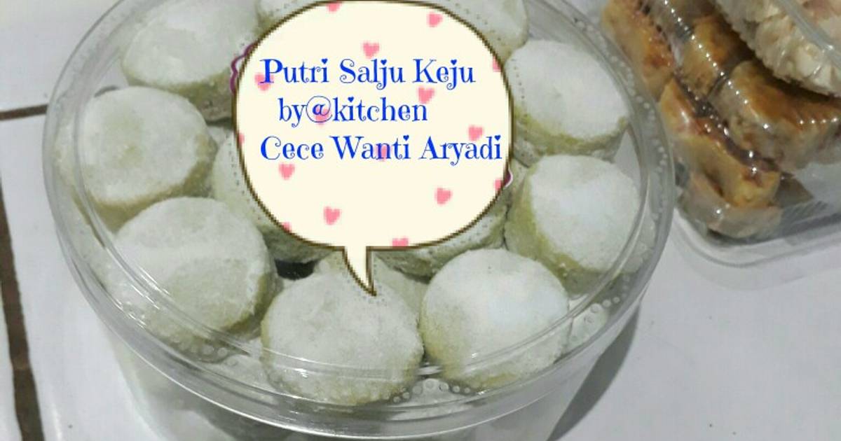 3 Resep Putri Salju Pandan Enak Dan Mudah Cookpad