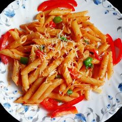 Pasta in Red Sause A picture of Pasta in Red Sause.