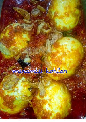 Foto resep Telur Bulat Bumbu Bali Pedas🍳🌶