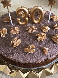 Una foto de Carrot cake vegano