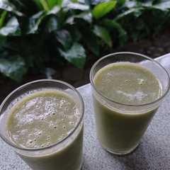 A picture of Green Juice (Jus Sehat).