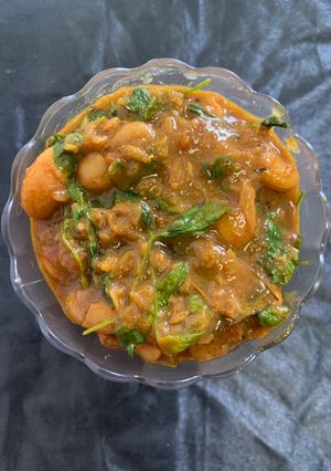 A picture of Methi Rajma.