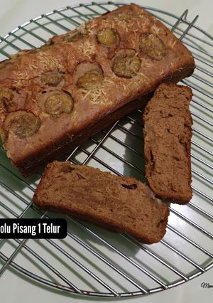 Foto resep Bolu Pisang 1 Telur Simpel Ekonomis