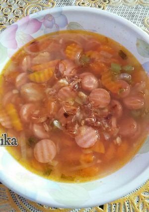 Foto resep sayur sop merah