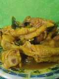 Ceker kepala ayam bumbu mie ayam