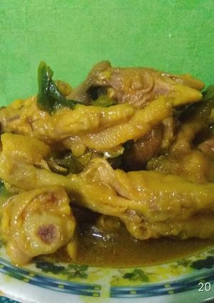 Foto resep Ceker kepala ayam bumbu mie ayam