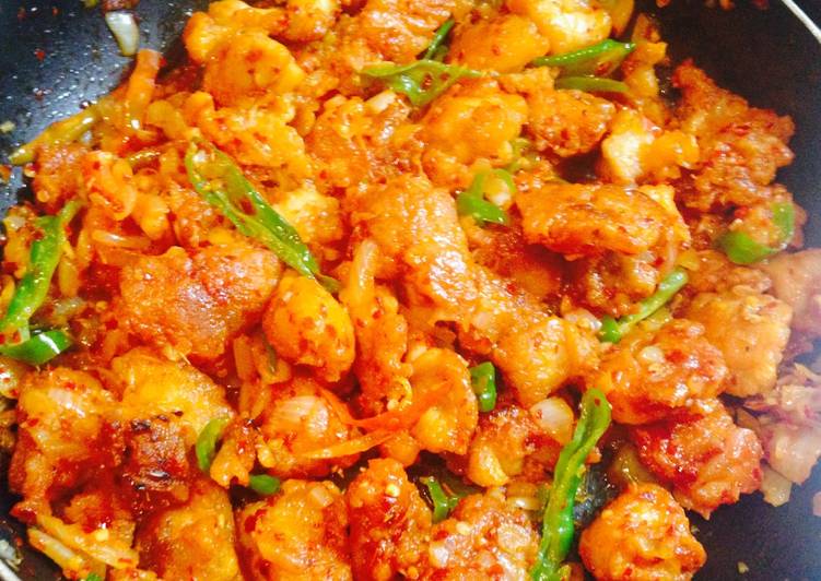 Recipe of Ultimate Fried Chillie Chicken