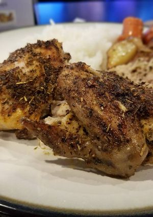 A picture of Seasoned Roast Chicken.
