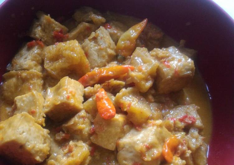 Sayur Krecek Tahu Pedas
