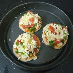 மினி பிட்சா(mini pizza recipe in tamil)-レシピのメイン写真