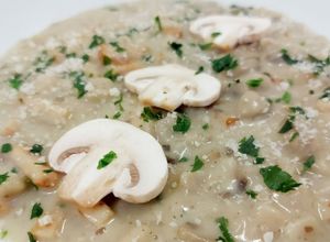 Une photo de Risotto de Crozets aux Champignons