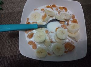 Una foto de Cornflakes ligero