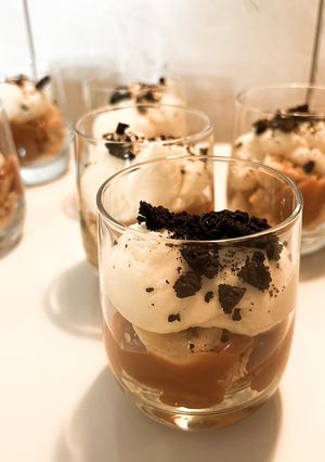Φωτογραφία της συνταγής Banoffee στο ποτήρι.🍨🍌