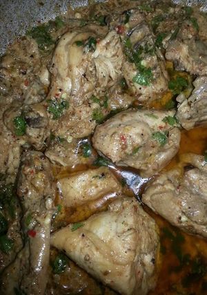 A picture of Chicken Malai Karhai #RamadanKiTayari.