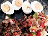 Ensaladas fit y huevos