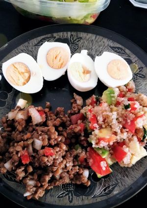 Una foto de Ensaladas fit y huevos