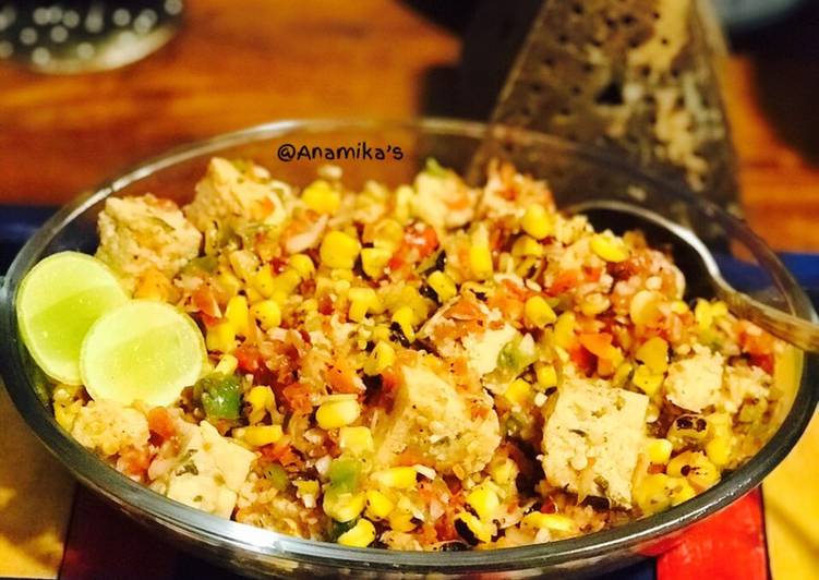 Roasted Corn &amp; Paneer Salad 🥗