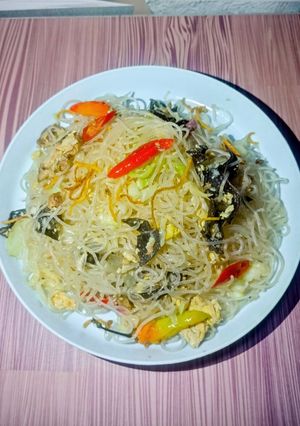 Foto resep Bihun jamur goreng tanpa kecap