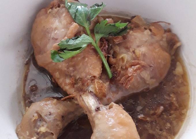 Semur ayam berempah anti ribet inspired by : Xanderskitchen