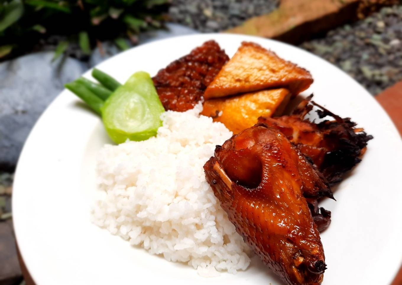 Bacem Ayam Tahu Tempe
