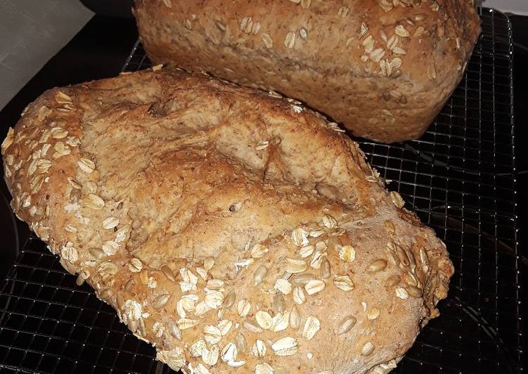 Easiest Way to Make Super Quick Homemade Multigrain Bread