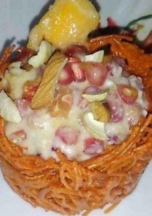 A picture of Vermicelli Shrikhand.