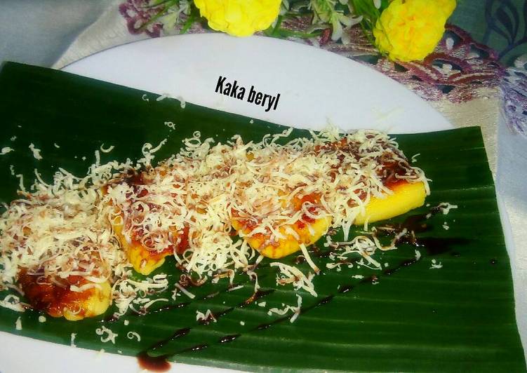 Cara bikin Tape panggang keju susu coklat Anti Gagal