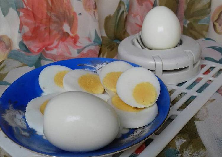 Telur rebus cuma 5 menit(bener2 hemat gas dan waktu)
