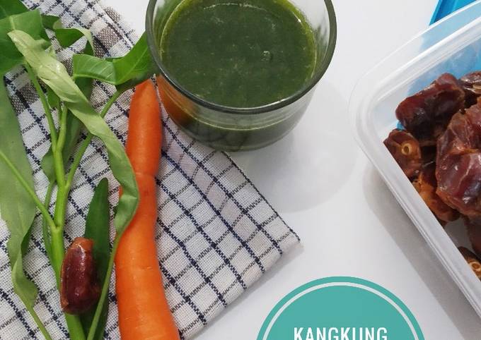 Cara Gampang Membuat Kangkung Green Smoothie Anti Gagal