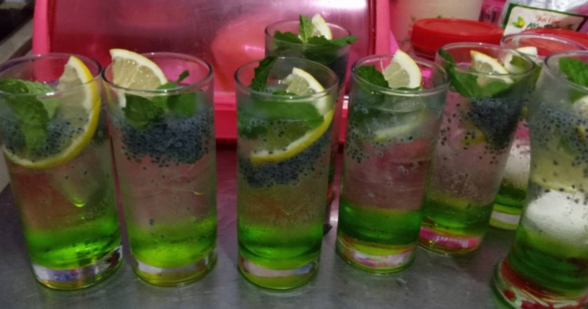 Resep Es Mojito Biji Selasih Oleh Zaskia Amelia Cookpad