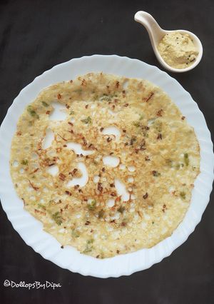 A picture of Rava Dosa.