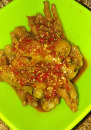 Foto resep Olahan ceker/ceker balado