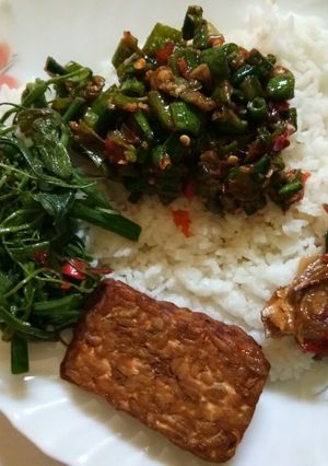 Foto resep Pencok kacang panjang khas sunda