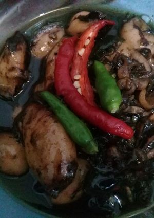 Foto resep Tumis cumi hitam