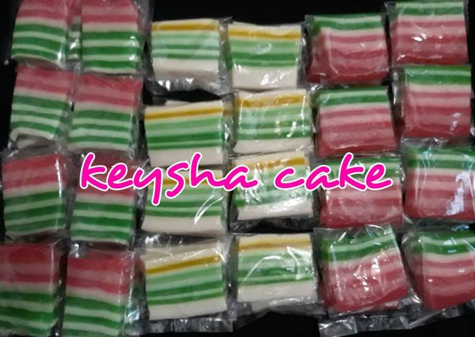 Resep 💜Kue lapis pepe💜 Anti Gagal