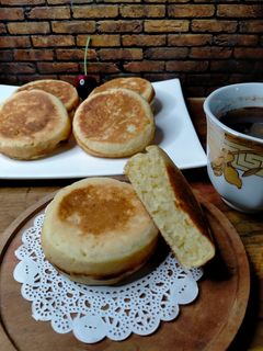 Foto resep Kue Kamir Tape Kelapa