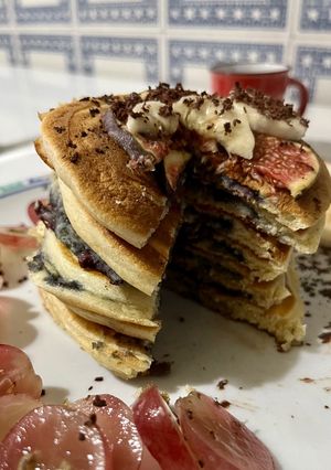 Foto di Pancakes ripieni di confettura 🍓🫐