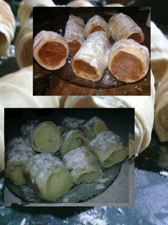 Una foto de Cañoncitos de pastelera y dulce de leche!!!