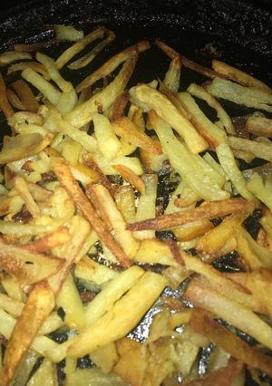 Una foto de Papas al horno crocante, Tipo fritas