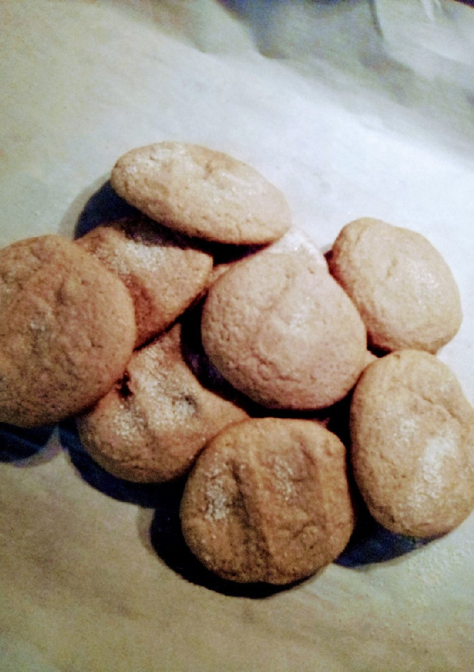 A picture of Hot cocoa cookies.