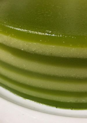 Hình của món Bánh da lợn đậu xanh.