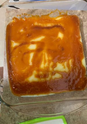 Una foto de Natilla con caramelo