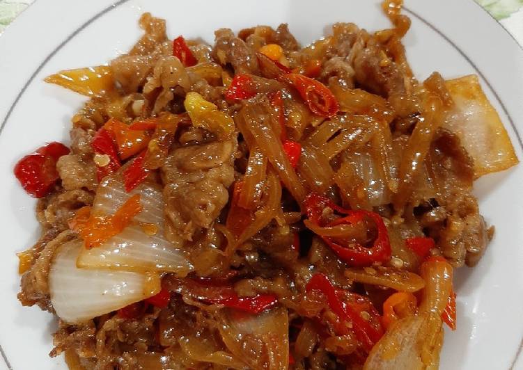Resep Beef slice pedas, Menggugah Selera