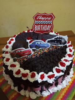 Foto resep Brownies cake ulang tahun